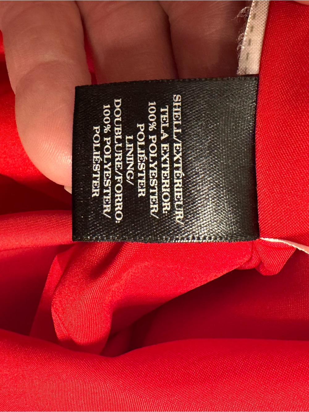 LOFT Red Pleated Skater Skirt - Picture 8 of 8